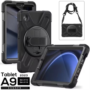 Nhiệm vụ nặng nề bảo vệ trường hợp đối với Samsung Galaxy Tab A9 chống sốc và Rugged Silicone bìa với PC chất liệu - Product Image 2