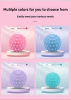 Balle de massage en silicone à picots pour rééducation des mains des personnes âgées, entraîneur de force de préhension, diamètre 4,7 pouces