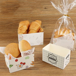 Emballage personnalisé en carton imprimé de qualité alimentaire Boîte à sandwich jetable à emporter service rapide restauration - Product Image 2