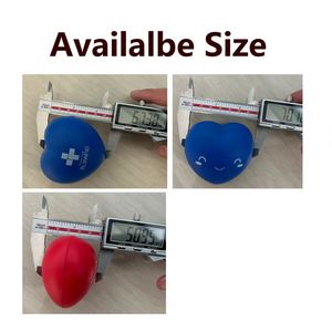 Custom Heart Shaped PU Foam Stress <b>Ball</b> <b>Squeeze</b> with Custom Logo and Color Anxiety Relief Promotional Valentine's Day Gift - Product Image 3