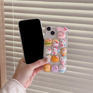 Funda 3D de Gato de Dibujos Animados <span class=keywords><strong>para</strong></span> <span class=keywords><strong>iPhone</strong></span> 15 Pro Max, Funda de Lujo <span class=keywords><strong>para</strong></span> Móvil 14 Pro Max <span class=keywords><strong>para</strong></span> <span class=keywords><strong>Mujer</strong></span>, Antigolpes, con Embalaje - Product Image 3