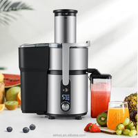 Extracteur de jus lent électrique multifonctionnel commercial, grande bouche, extracteur d'orange, machine à jus de fruits et légumes, utilisé pour les restaurants