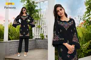 Vêtements indiens et pakistanais en soie visqueuse Salwar Kameez pour les festivals et les fêtes Costume Salwar pour femmes chez le fournisseur en gros - Product Image 4