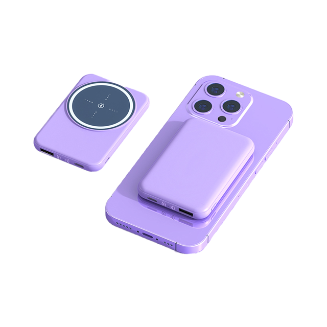 Custom logo Magnetic Wireless Power Bank  Wireless Charger  PD Travel Battery Pack  Power Portable Power Banks for Phone
