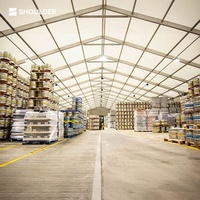 Tente d'entrepôt en aluminium de haute qualité, atelier modulaire personnalisé, tente industrielle préfabriquée ignifuge pour stockage à long terme