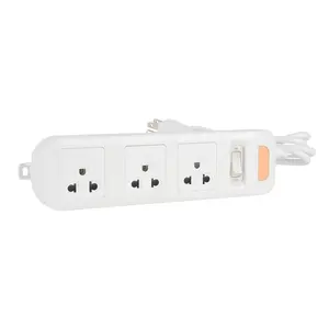 YXST Standard Grounding Multi Swith 6 Outlets Power Strip US Extension Cable Socket