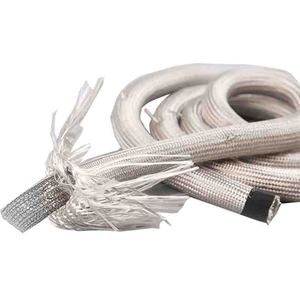 गर्म बेच कारखाना शीसे रेशा गर्मी प्रतिरोधी सील गैसकेट शीसे रेशा बुना हुआ रस्सी आत्म-सफाई ओवन दरवाजा गैसकेट - Product Image 2