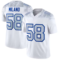 Nouveauté Maillots de football Buffalo pour hommes 17 Josh Allen 0 Coleman 4 James Cook III F.U. Maillots de football américains cousus