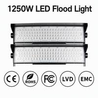 Reflector LED para Exteriores de Alta Potencia, 200000lm, 1250W, Antideslumbrante, IP66, Impermeable, de Aluminio SMD, para Estadios Deportivos de Fútbol