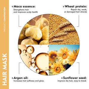 Mascarilla Capilar Nutritiva y Suavizante de Colágeno de Marca Privada <span class=keywords><strong>Karseell</strong></span>, Reparadora, Protectora y Humectante - Product Image 4