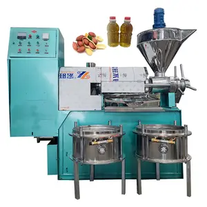 300-400kg/hour soybean peanut sesame oil press with oil filter