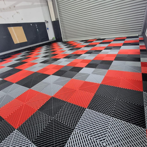 40X40X1.8cm Pisos de plástico Antideslizante Enclavamiento PP Baldosas de plástico para garaje para lavado de autos Sótano Natación - Product Image 1