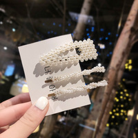2025 nuevas Ideas, tocados de moda, pasador, pinzas para el pelo de perlas, conjunto de horquillas de perlas barrocas para mujeres y niñas