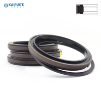 Joint d'étanchéité à double action pour piston 735 PHP SPGW - Bague d'étanchéité haute pression pour vérin hydraulique PTFE NBR FKM