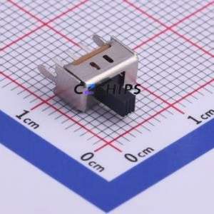 SS12D07L4B Slide Switch Through hole Component (THT) Switch Single Pole Double Throw Rectangle Pin Header PC Pin 8.6mm - Product Image 1