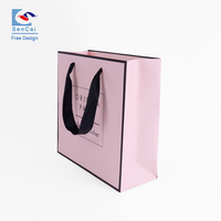 Sacs Cadeaux Personnalisés en Papier avec Poignées, Sacs de Luxe pour Mariage, Bijoux ou Cosmétiques
