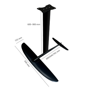 Juego de Tabla de Wing Foil de Carbono de Alto Rendimiento de 900 mm para Windsurf, Foiling, Kitesurf, SUP, Paddleboarding, JFS930 Hydrofoil S - Product Image 6