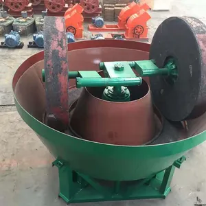 Gold Mining Machinery Ore Quartz Grinding Machine Wet Pan Mill Widely Used In Africa
