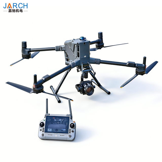 All-in-One Tethered Drone Kit with Integrated Winch Cable Reel System Complete Tether Solution Emergency Response UAV System