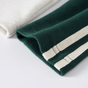 TKAN715 OEM, venta al por mayor, camiseta de Color de contraste de alta calidad para mujer, camiseta recortada raglán en blanco de manga larga con cuello redondo - Product Image 4