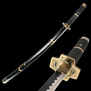 ดาบคาตานะโซโร่ 104 ซม./41 นิ้ว สำหรับคอสเพลย์ อนิเมะ อาวุธคอสเพลย์ เอนมะ ไวท์ นิได คิเท็ตสึ พร้อมที่วางดาบและเข็มขัด - Product Image 1