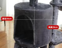 Arbre à chat de luxe de grande taille en gros avec table à grimper et colonne à grimper en sisal pour chats et chatons