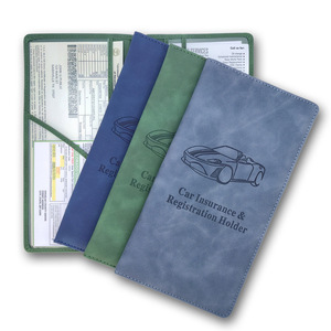 Cartera <span class=keywords><strong>de</strong></span> Cuero PU con Logotipo Personalizado para Documentos <span class=keywords><strong>de</strong></span> Vehículo, Porta Documentos <span class=keywords><strong>de</strong></span> Registro y Seguro <span class=keywords><strong>de</strong></span> Auto con Cierre Magnético - Product Image 4