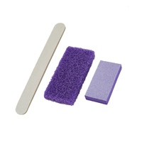 Kit pédicure jetable, kit de manucure jetable 3 en 1, kits de pédicure, 50 pièces