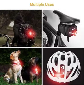 Feu arrière de vélo rechargeable par USB Nanhu COB LED - Product Image 6