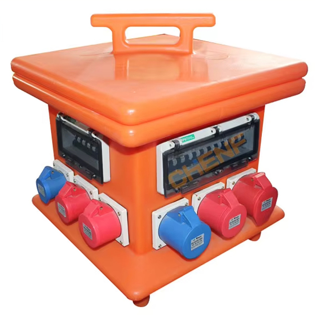 IP65 Waterproof  Electrical Distribution Box HT- 24 Ways Solar Power Supply Custom MCB SPD Fuse Connecting Box