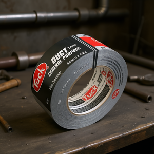 General Purpose <b>Duct</b> <b>Tape</b> 48mm x 50m 90T Thickness by AP Herramientas, Silver <b>Color</b>, Strong Adhesive for Heavy-Duty Applications - Product Image 2