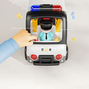 Polis kamyonları oyuncak arabalar yeni yürümeye başlayan çocuklar için 2-5, <span class=keywords><strong>3</strong></span> 4 5 yaşındaki çocuk için doğum günü hediyesi oyuncak, bebekler için taşıma taşıyıcı kamyon - Product Image 3