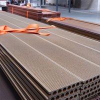 Plancher composite WPC 3D en bois grainé, imperméable, pour l'extérieur, terrasse composite pour piscine