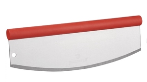 Couteau à pizza en acier inoxydable manche en bois en caoutchouc accessoire de cuisine outil de cuisson de pizza - Product Image 4