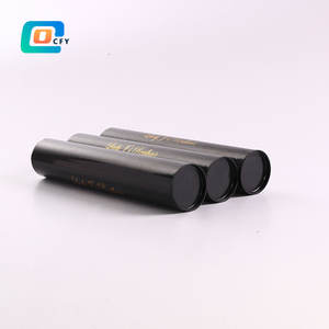 Tubes de courrier personnalisés en carton noir, emballage <span class=keywords><strong>rond</strong></span>, <span class=keywords><strong>pour</strong></span> le courrier postale, avec estampage en or, pièces - Product Image 3