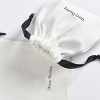 Usine en gros peut personnaliser LOGO, petit sac en coton, sac en toile à cordon sac en toile de stockage de bijoux ODM/OEM