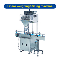 Ligne d'emballage automatique de chips de pommes de terre, machine de remplissage et de scellage de noix, de grains de café, de granulés pour bouteille/pot/boîte