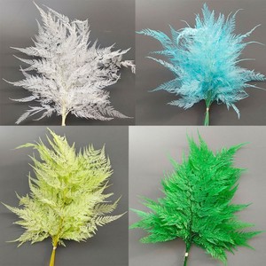 Foglie di Felce Fiocco di Neve Essiccate Eterne, Foglie di Felce Artificiali Lunghe 55cm, Decorazione Duratura per San Valentino - Product Image 1