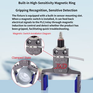 Jxd MINI-35AHVG MINI-35BHVG MINI-55AHVG MINI-75BHVG | khí nén Mini <span class=keywords><strong>Gripper</strong></span> Set cho hợp tác Robot khí nén <span class=keywords><strong>Gripper</strong></span> - Product Image 6