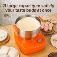 Nouveau Robot Pâtissier Entièrement Automatique Multifonctionnel, Pétrin Électrique Domestique Compact, Machine à Pétrir et à Fermer la Pâte Tout-en-un