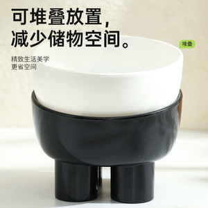 Distributeur d'eau et de nourriture multifonctionnel pour chat avec bec incliné pour éviter le basculement (vente en gros) - Product Image 5