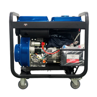 Générateur onduleur diesel à cadre ouvert NEWLAND DG8500WI 6,5 kW, usage commercial, fiable, électrique, triphasé, 60 Hz