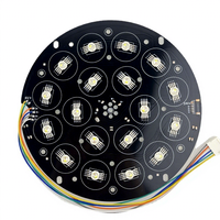 18X12W RGBW 4in1 24V LED Par Light Professional Fresnel Lights Bare LED Panel Board & Kit de pièces de réparation