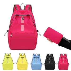 High Quality Stylish Polyester <b>Student</b> <b>Backpack</b> Custom Logo Foldable Nylon Waterproof Leisure Travel Outdoors School Bag for - Product Image 2