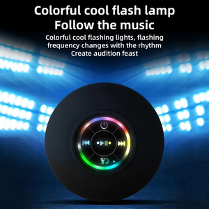 RGB LED Ánh Sáng Bts07 Không Dây Mini Phòng Tắm Loa Không Thấm Nước Loa <span class=keywords><strong>Bluetooth</strong></span> Di Động Với Mềm Hút Cho Tắm Bơi - Product Image 3