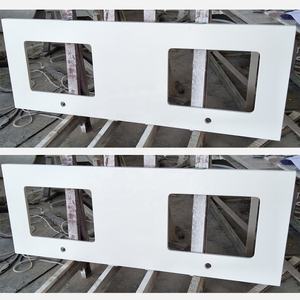 Losa de cuarzo blanca grande para <span class=keywords><strong>encimera</strong></span> de <span class=keywords><strong>cocina</strong></span>, piedra artificial, superficie de mesa, mármol de cuarzo, <span class=keywords><strong>precio</strong></span> de fábrica - Product Image 4