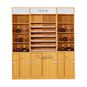 Rd Wooden Checkout Counter 2 Compartments Modern Design For Supermarket Convenience Store Bar - Product Image 3