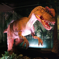 Robot monstre animé grandeur nature, dragon animatronique géant