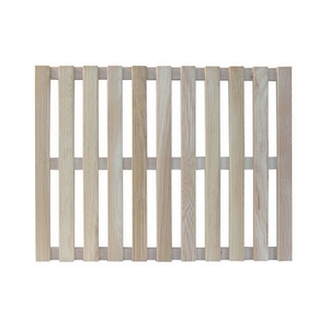 Plataforma de Ducha Rectangular de Madera 55 x 68 cm Acabado Natural para Baño - Product Image 1