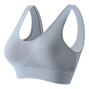 Soutien-gorge de sport grande taille pour femme, maintien élevé, effet push-up pour poitrine petite, dos élégant, sans armatures, sensation seconde peau, idéal yoga - Product Image 5